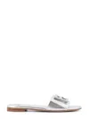 Fendi Laminated Leather Signature Slides