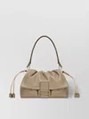 Fendi Large Baguette Shoulder Handle Clasp Flap