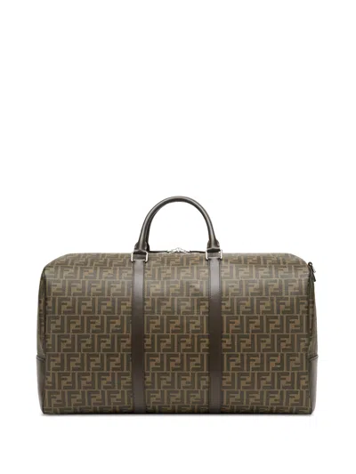 Fendi Large Duffle Bag In Brown