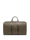 Fendi Large Duffle Bag In Brown