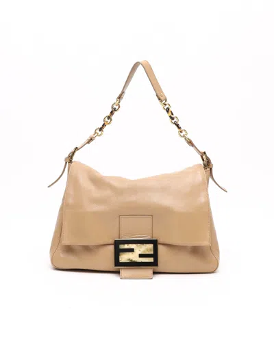 Fendi Large Mamma Bag In Sand