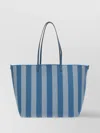 Fendi Blue Reversible Roll Large Shopper