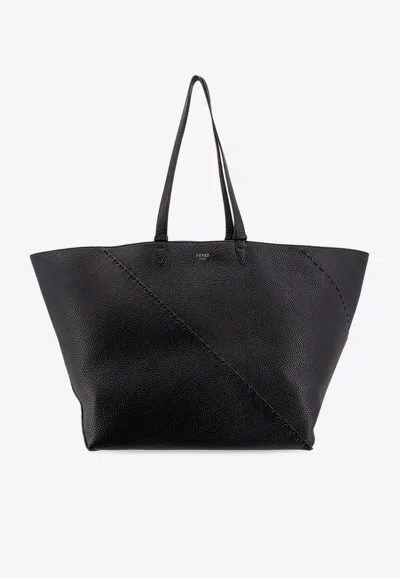 Fendi Large Selleria Diagonal Tote Bag