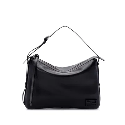 Fendi Large Simply Shoulder Bag In Black