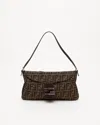 Fendi Large Zucca Baguette Shoulder Bag