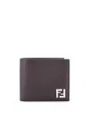 Fendi Billfold Wallet In Brown