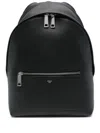 Fendi Leather Backpack In Black