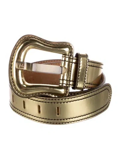 Pre-owned Fendi Leather Belt