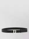 Fendi Men Black Ff Logo Buckle Belt