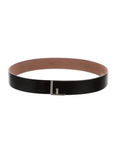 Pre-owned Fendi Leather Belt In Black