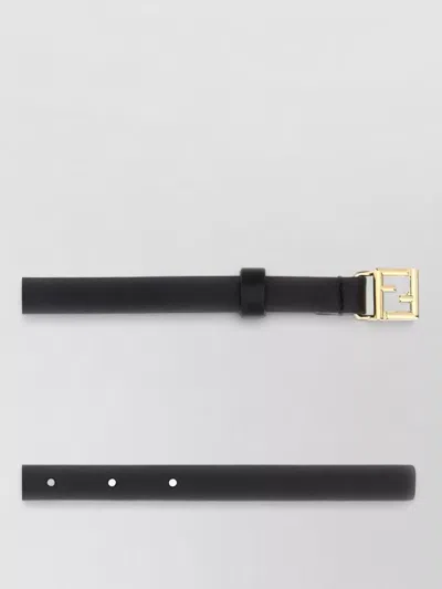 Fendi Leather Belt In Brown