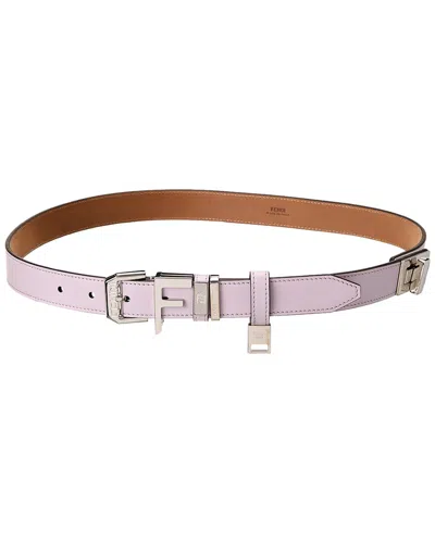 Fendi Leather Belt In Pink