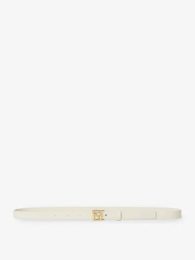 Fendi Leather Belt In Transparent