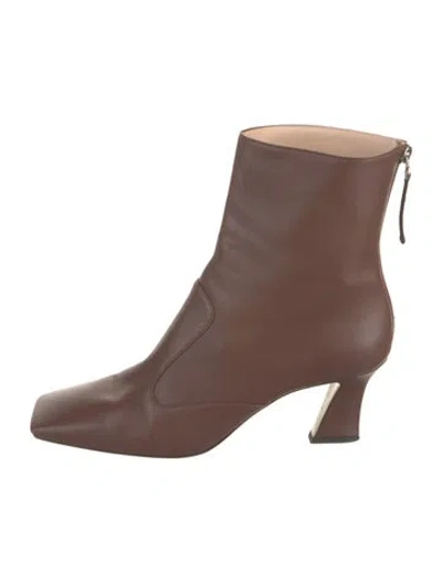 Pre-owned Fendi Leather Boots In Brown