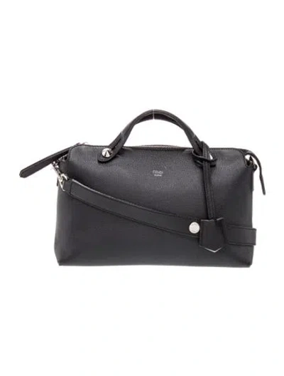 Pre-owned Fendi Leather By The Way In Black