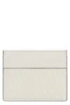 Fendi Ff Monogram Printed Card Holder In White