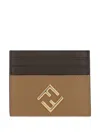 Fendi Two-tone Purse And Cardholder Set In Neutral