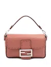 Fendi Sienna Brown Selleria Bag With 309 Hand-sewn Topstitches In Brown