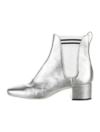 Pre-owned Fendi Leather Chelsea Boots