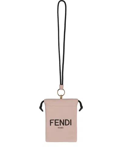 Fendi Leather Clutch Bag