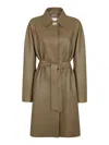 Fendi Leather Jacket In Brown