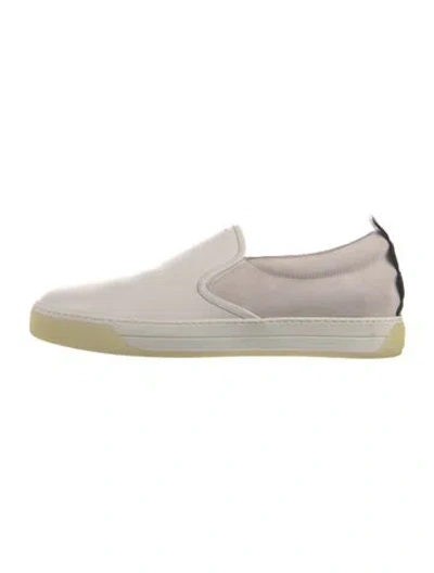 Pre-owned Fendi Leather Colorblock Pattern Sneakers In Multi