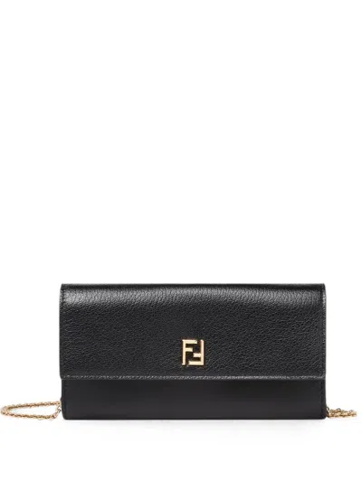 FENDI Fendi Leather Continental Wallet