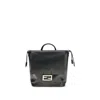 Fendi Leather Grace Backpack In Black