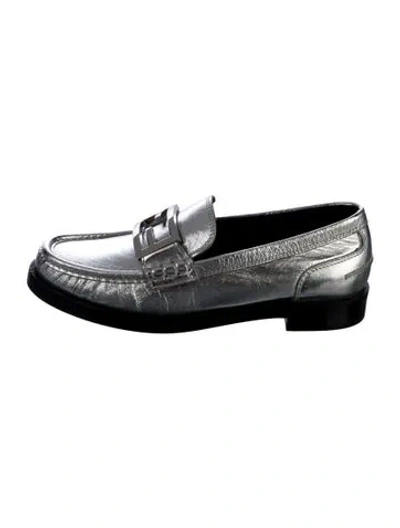 Pre-owned Fendi Leather Loafers