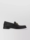 FENDI LEATHER LOAFERS WITH BUCKLE DETAIL