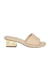 Fendi Slides In Nude