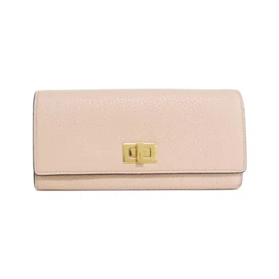 Pre-owned Fendi Leather Long Wallet (bi-fold) ()
