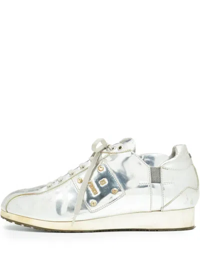 Pre-owned Fendi Leather Low Sneakers