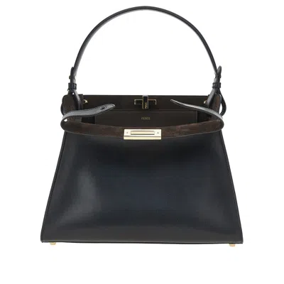Fendi Leather Medium ' Way' Bag In Brown