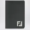 Fendi Leather Military Green Squared Ff Card Case Men In Green