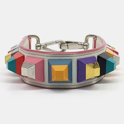 Pre-owned Fendi Leather Multicolor Strap You