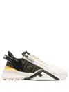 Fendi Flow Sneaker With Distinctive Monogram Accents In White