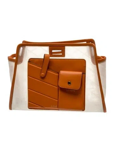 Pre-owned Fendi Leather Peekaboo Defender W/ Tags