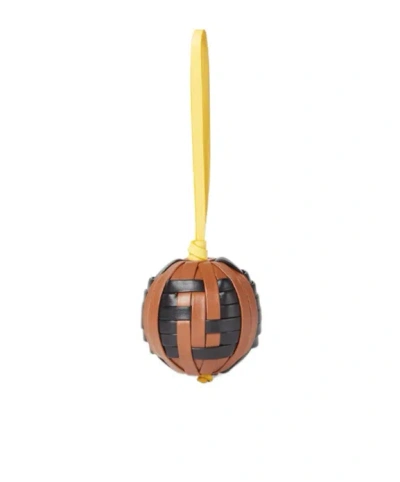 Fendi Ff Sphera Charm In Brown