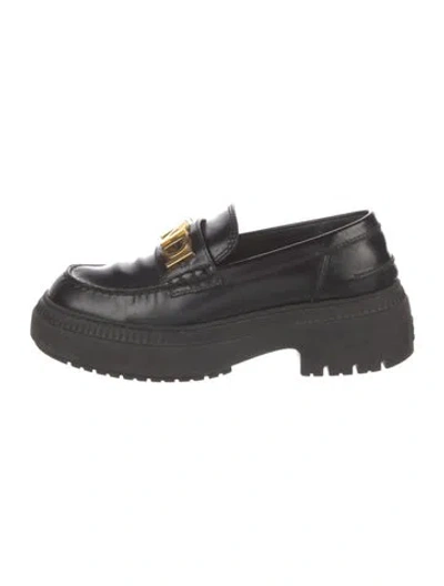 Pre-owned Fendi Leather Pumps In Black