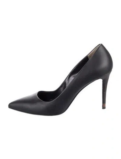 Pre-owned Fendi Leather Pumps In Black