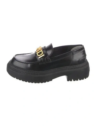 Pre-owned Fendi Leather Pumps In Black