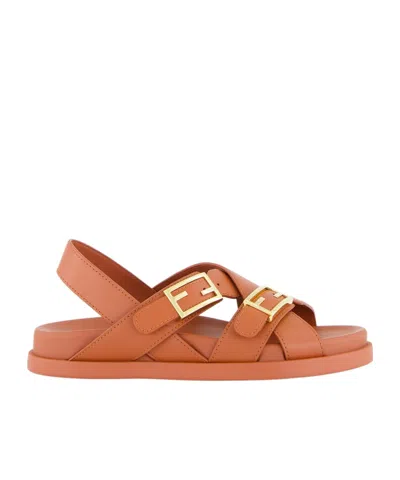 Fendi Leather Sadaols