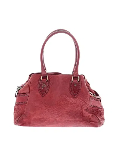 Pre-owned Fendi Leather Shoulder Bag In Red