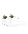 Fendi Leather Sneakers In White