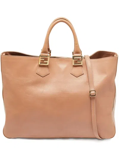 Pre-owned Fendi Leather Tote Bag