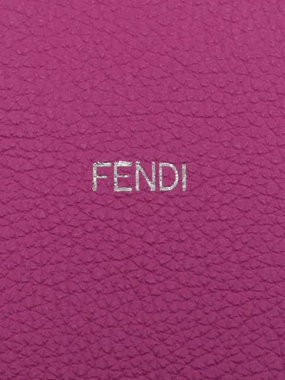 Pre-owned Fendi Leather Travel Tag In Pink