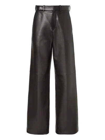 FENDI LEATHER TROUSERS