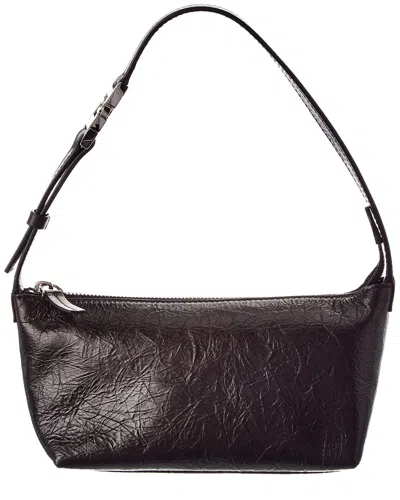 Fendi Leather Vanity Pouch In Black