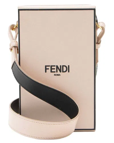 Pre-owned Fendi Leather Vertical Box Shoulder Bag (authentic Pre-loved)